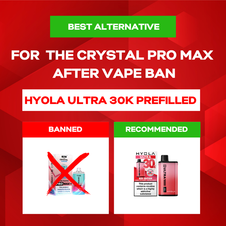 Best Alternative For The Crystal PRO Max Plus 10000 After Vape Ban