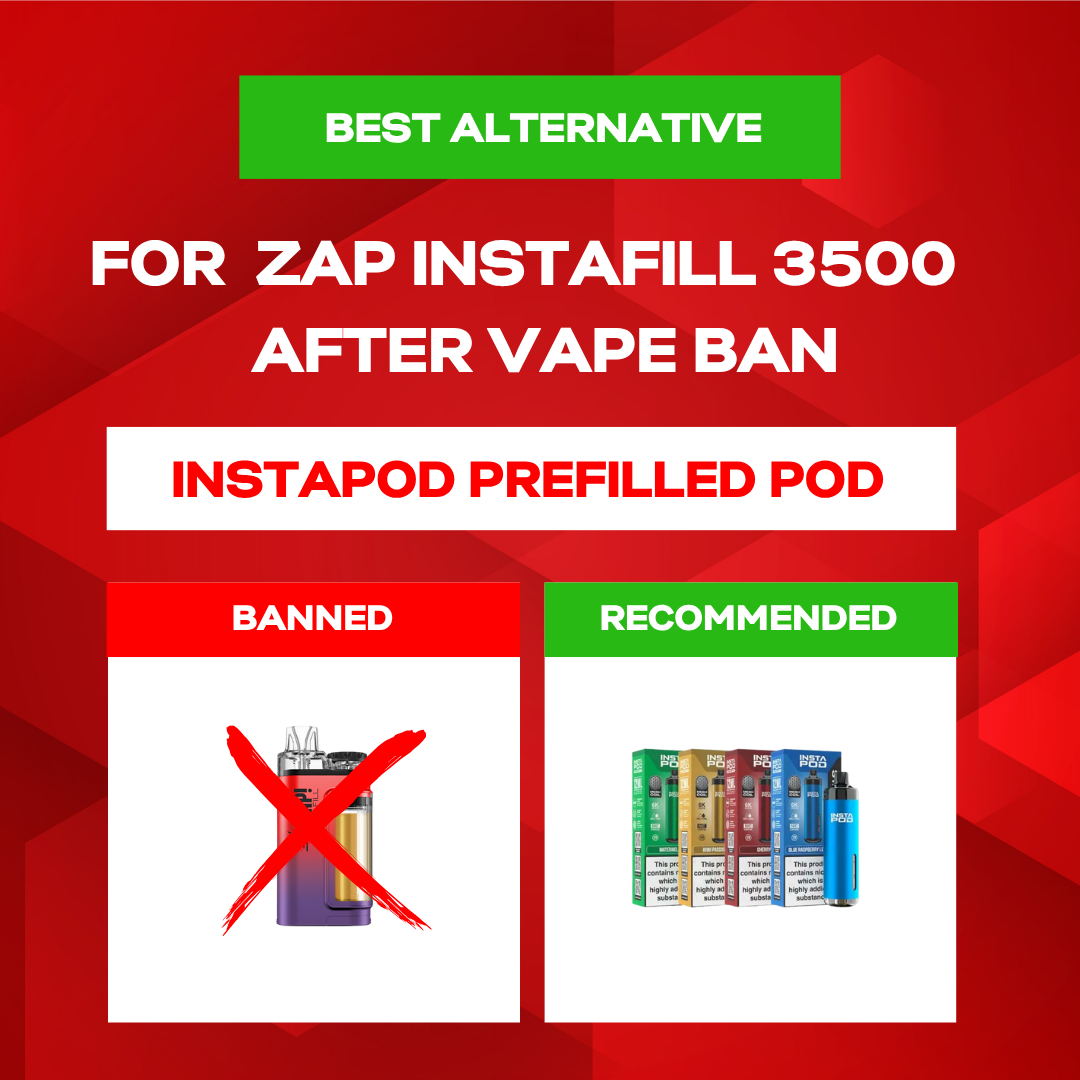 instafill insta pod prefilled vape kit Best Alternative For Zap Instafill 3500 – Instapod Prefilled Pod Kit – Shop  Disposables