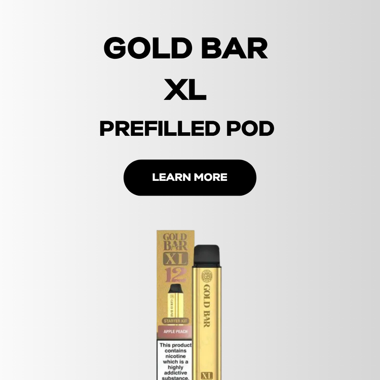 Gold Bar XL Prefilled Pod Kit | Smooth Vaping in the UK