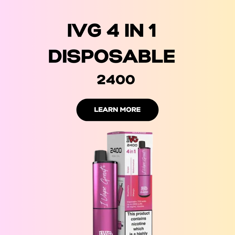 IVG 2400 Puffs 4 in 1 Disposable Vape Pod Device
