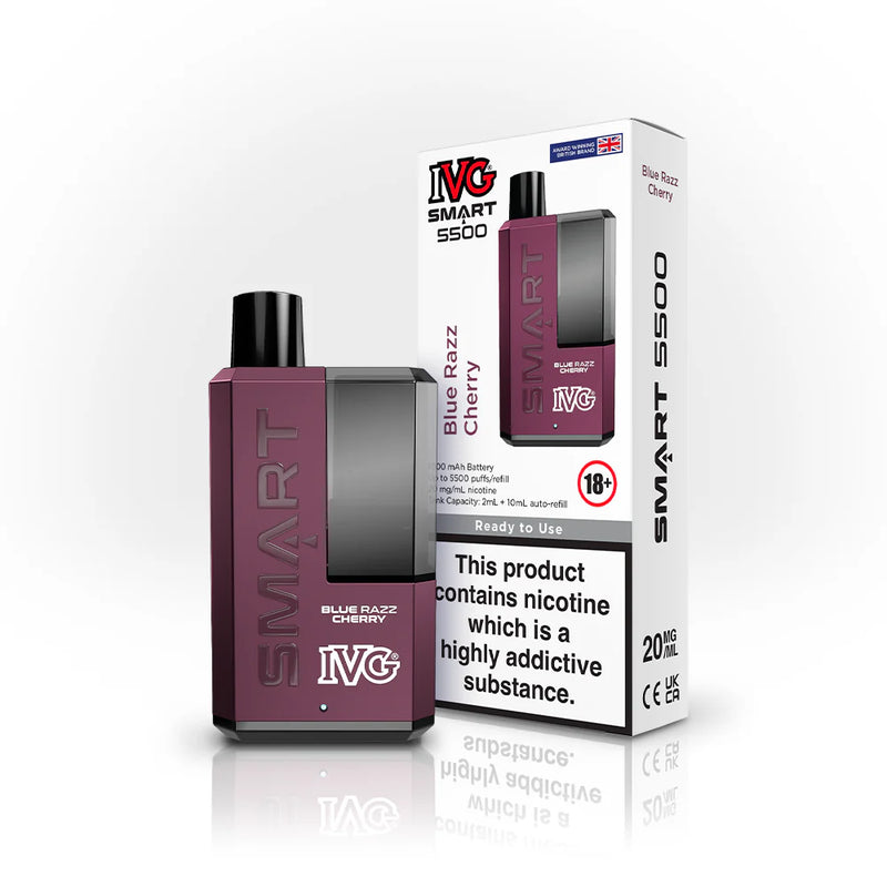Load image into Gallery viewer, IVG Smart 5500 Refillable Rechargeable Disposable Vape