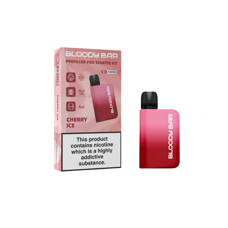 Load image into Gallery viewer, Bloody Mary Bloody Bar 3000 Prefilled Pod Vape Kit