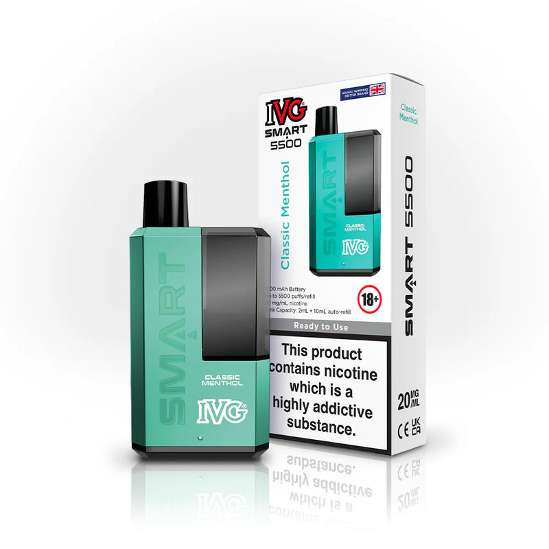 Load image into Gallery viewer, IVG Smart 5500 Refillable Rechargeable Disposable Vape