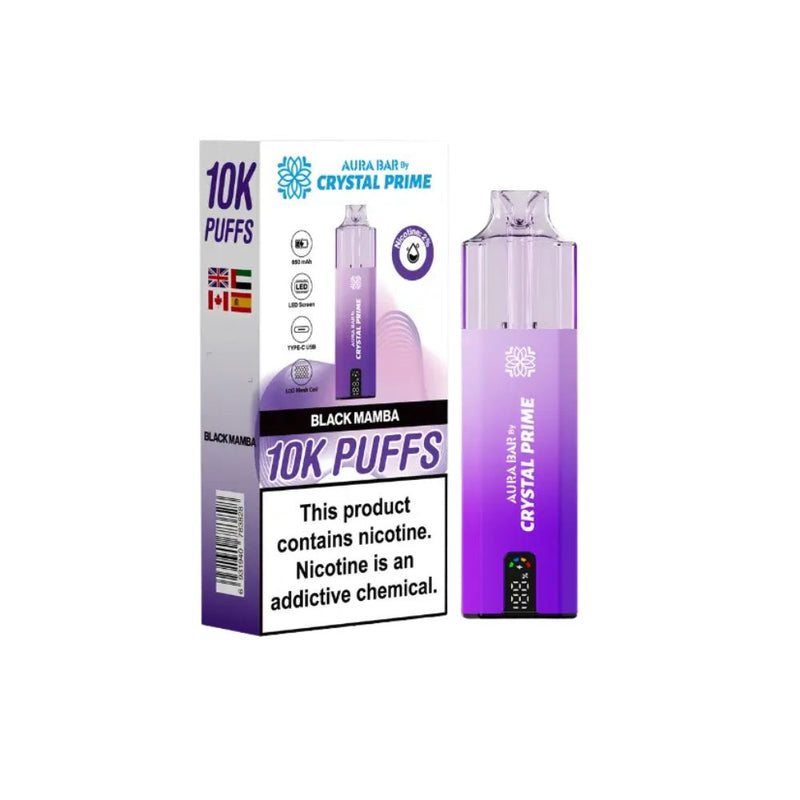 Load image into Gallery viewer, Crystal Prime Aura Bar 10k Prefilled Pod Kit