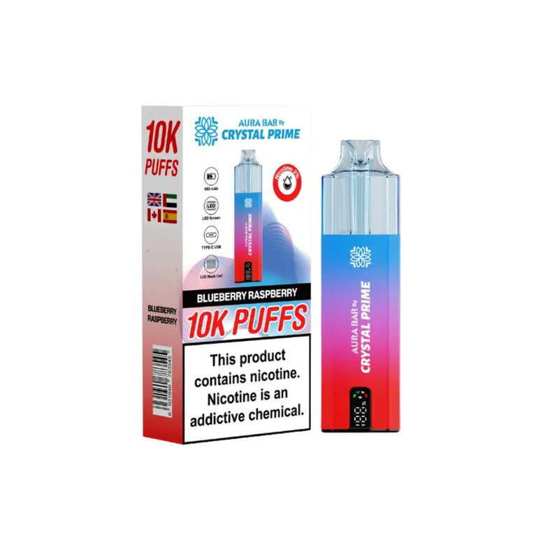Load image into Gallery viewer, Crystal Prime Aura Bar 10k Prefilled Pod Kit