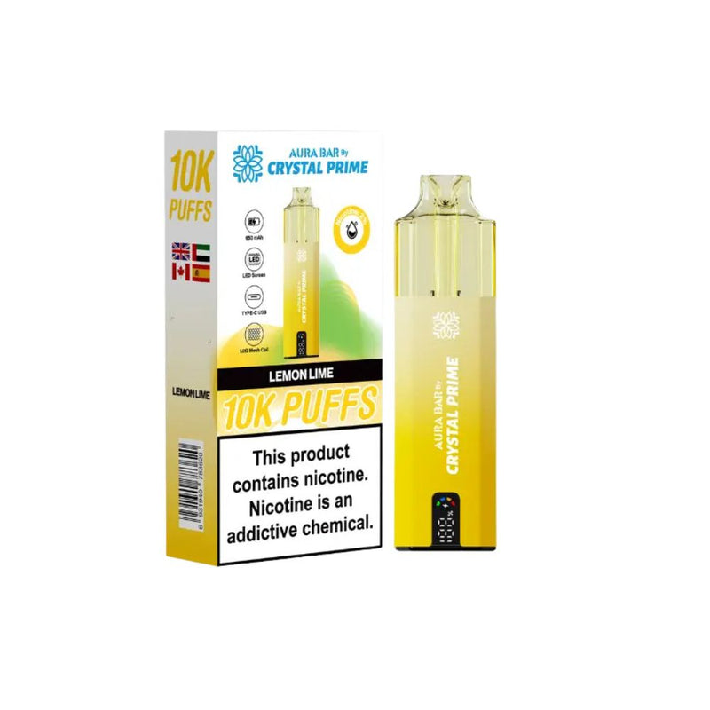 Load image into Gallery viewer, Crystal Prime Aura Bar 10k Prefilled Pod Kit