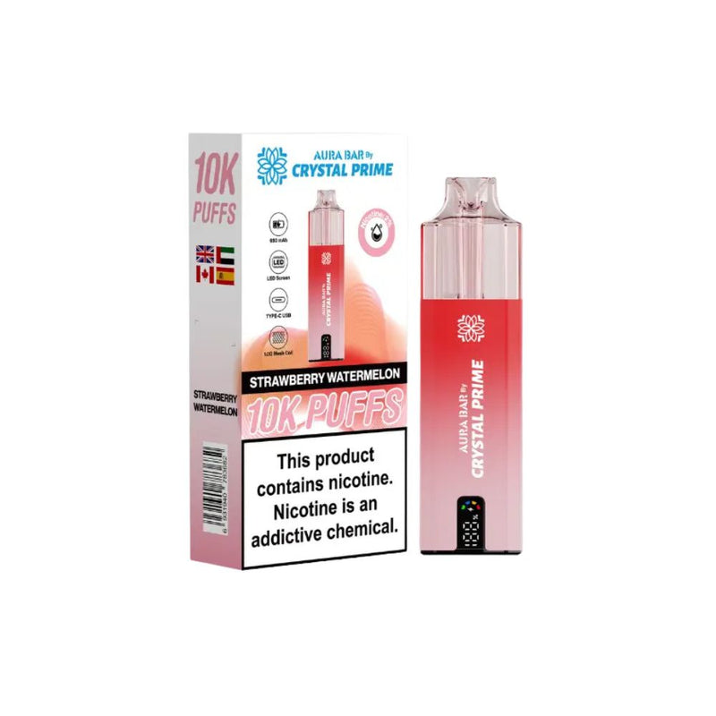 Load image into Gallery viewer, Crystal Prime Aura Bar 10k Prefilled Pod Kit