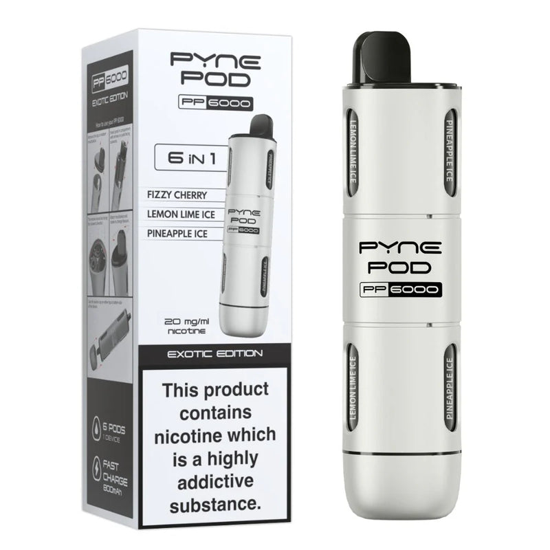 Load image into Gallery viewer, Pyne Pod 6000 Puff 6 in 1 Disposable Pod Device