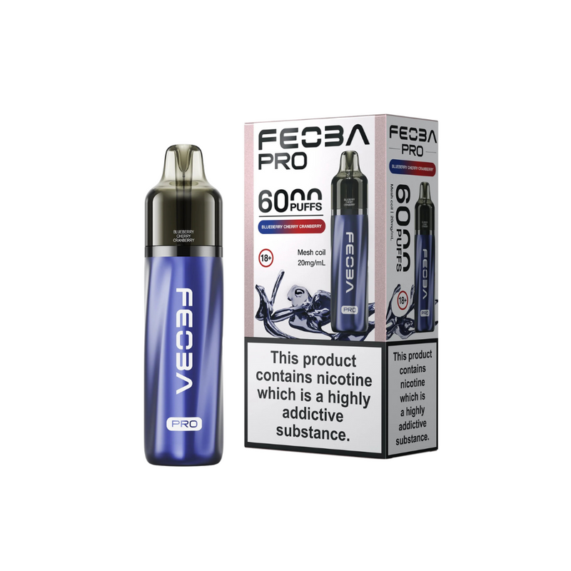 Load image into Gallery viewer, FEOBA Bar PRO 6000 Prefilled Pod Kit | BleberryCherry Carnberry