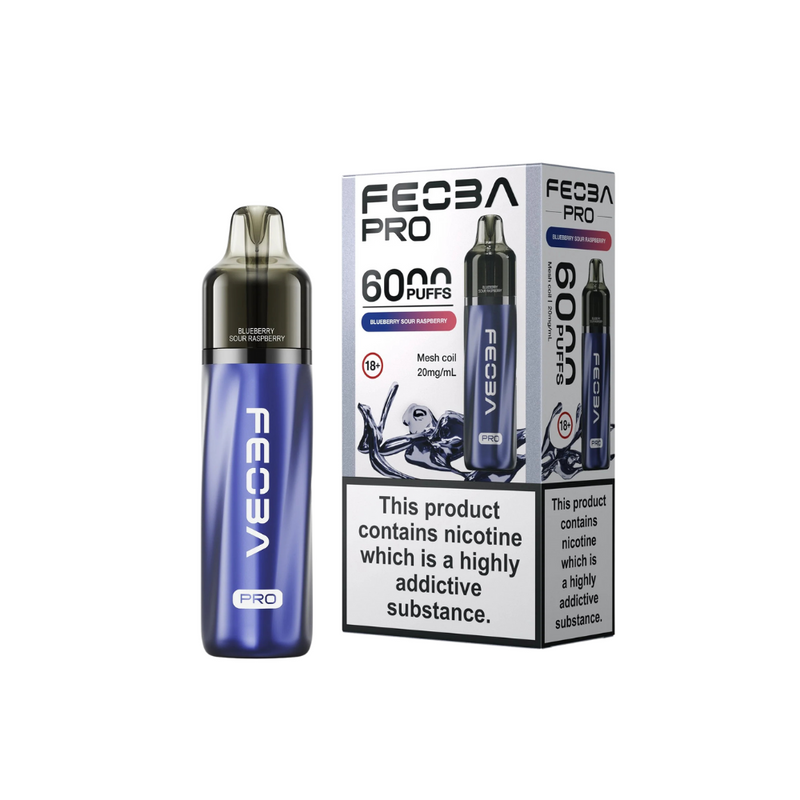Load image into Gallery viewer, FEOBA_Bar_PRO_6000_Prefilled_Pod_Kit | Blueberry_Raspberry