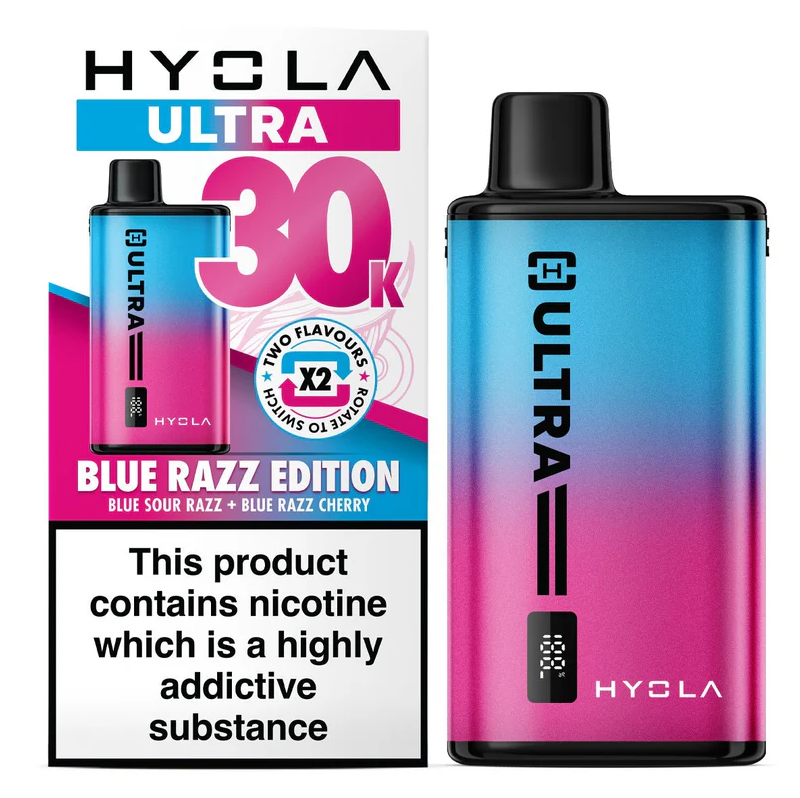 Load image into Gallery viewer, Hyola Ultra 30K Prefilled Pod Kit |Blue Razz Edition