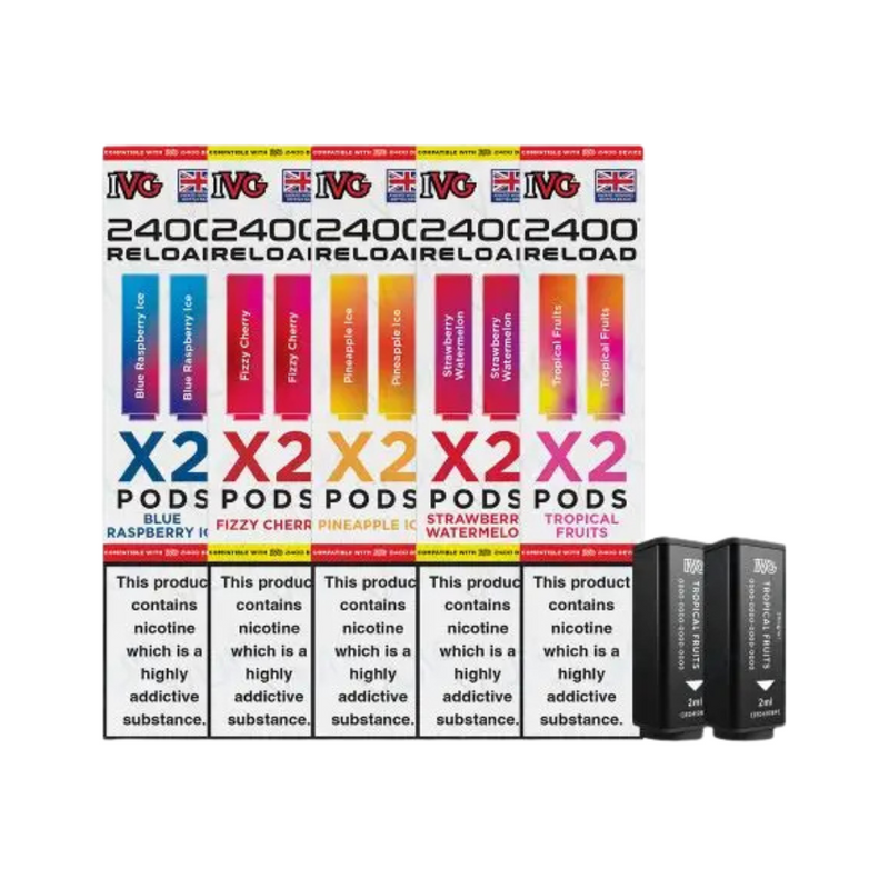 Load image into Gallery viewer, IVG 2400 Reload 2-in-1 Prefilled Pods