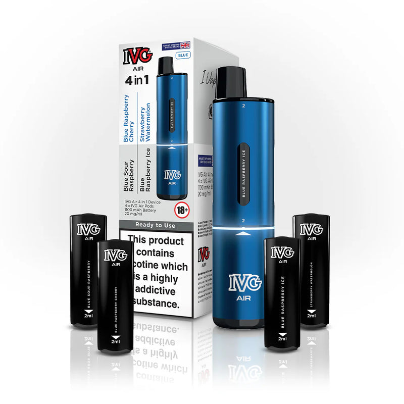 Load image into Gallery viewer, IVG Air 4in1 Prefilled Pod | Blue Edition