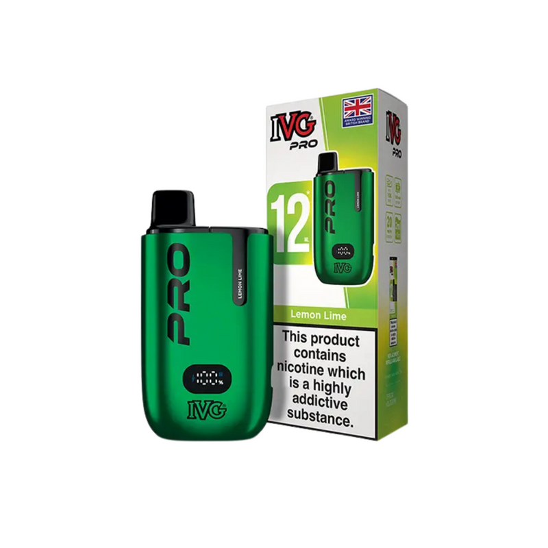 Load image into Gallery viewer, IVG Pro 12 Prefilled Vape Pod Kit | Lemon Lime