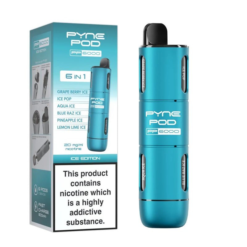 Load image into Gallery viewer, Pyne Pod 6000 Puff 6 in 1 Disposable Pod Device
