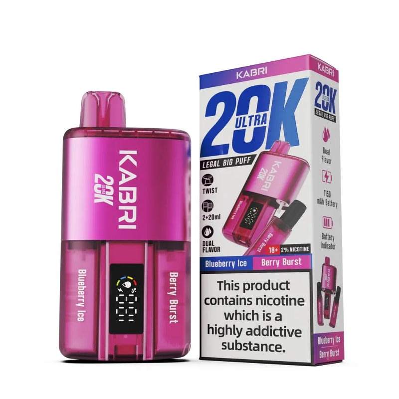 Load image into Gallery viewer, Kabri 20K Puff Ultra Disposable Vape Kit
