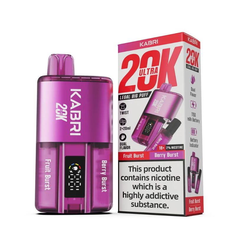 Load image into Gallery viewer, Kabri 20K Puff Ultra Disposable Vape Kit