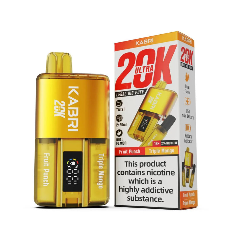 Load image into Gallery viewer, Kabri 20K Puff Ultra Disposable Vape Kit