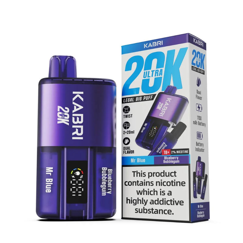 Load image into Gallery viewer, Kabri 20K Puff Ultra Disposable Vape Kit
