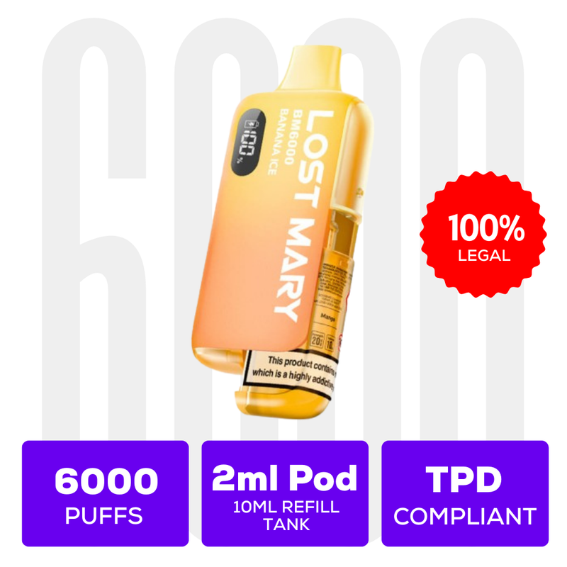 Load image into Gallery viewer, Lost Mary BM6000 Prefilled Vape Pod Kit