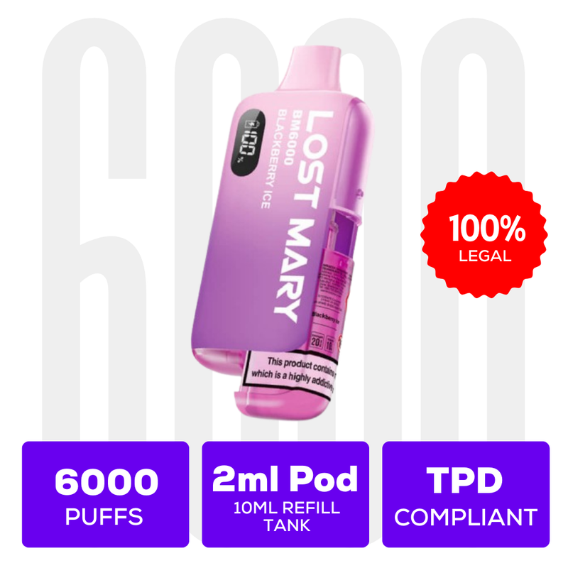 Load image into Gallery viewer, Lost Mary BM6000 Prefilled Vape Pod Kit