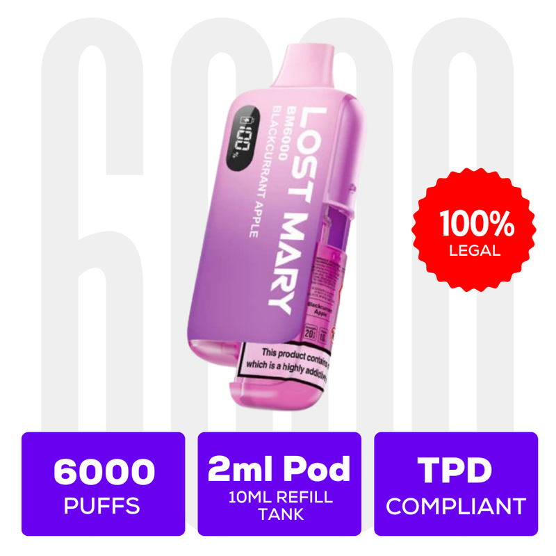 Load image into Gallery viewer, Lost Mary BM6000 Prefilled Vape Pod Kit