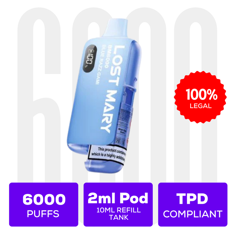 Load image into Gallery viewer, Lost Mary BM6000 Prefilled Vape Pod Kit