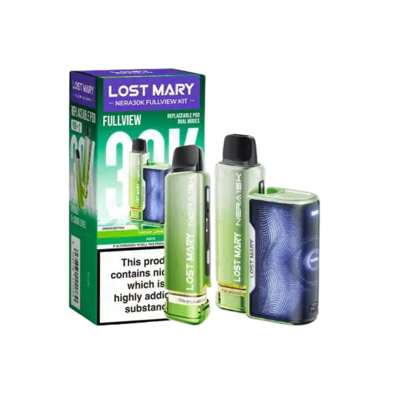 Load image into Gallery viewer, Lost Mary Nera 30K Fullview Pre-Filled Pod Kit | Green Edition