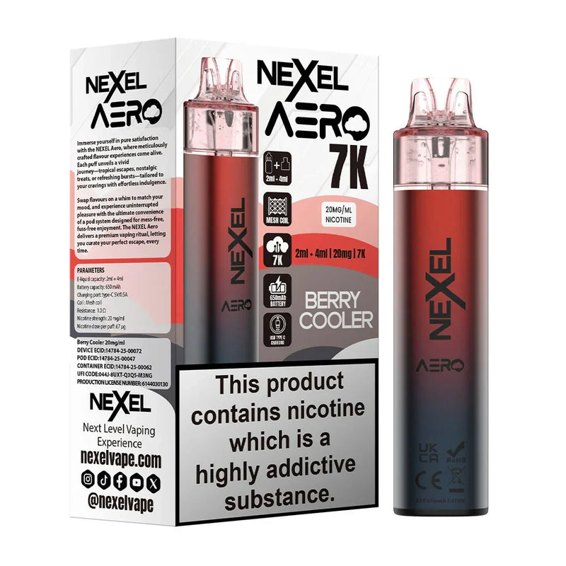Load image into Gallery viewer, Nexel Aero 7k Prefilled Pod Kit