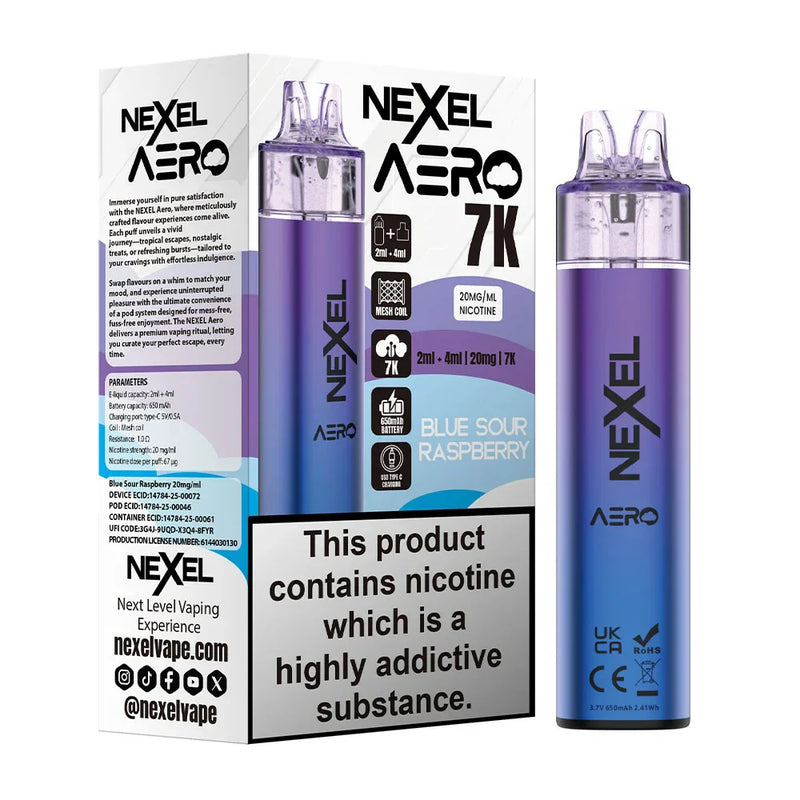 Load image into Gallery viewer, Nexel Aero 7k Prefilled Pod Kit