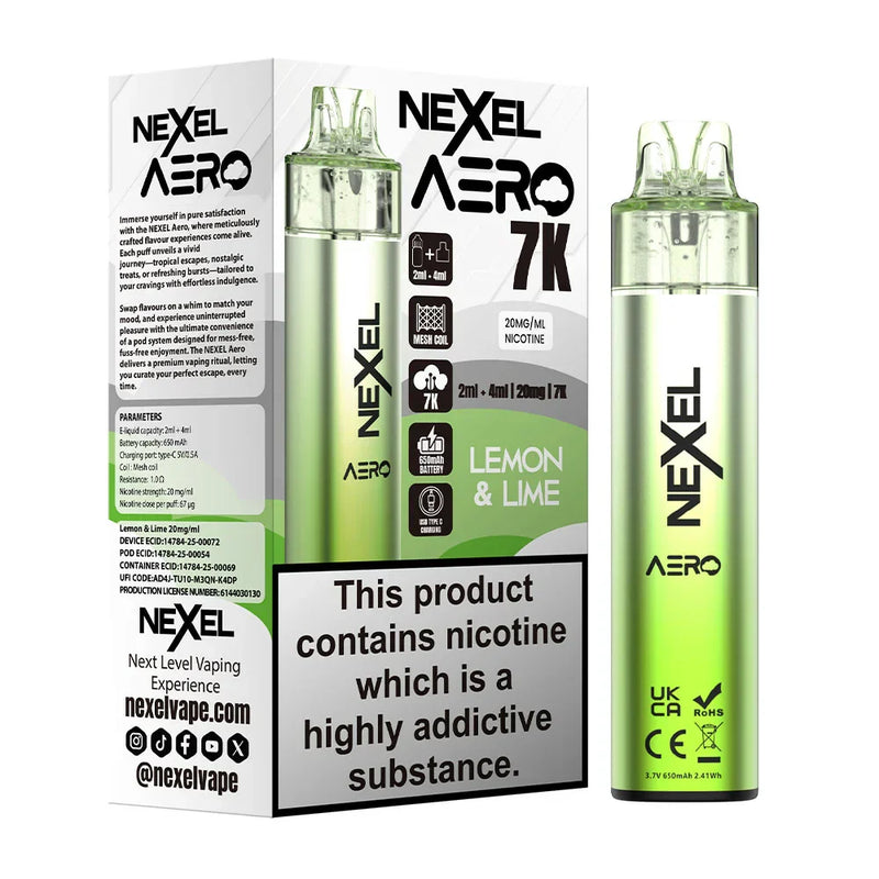 Load image into Gallery viewer, Nexel Aero 7k Prefilled Pod Kit