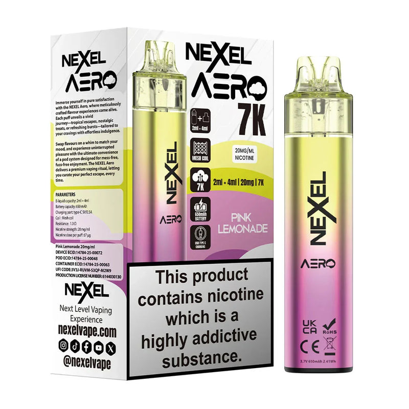 Load image into Gallery viewer, Nexel Aero 7k Prefilled Pod Kit
