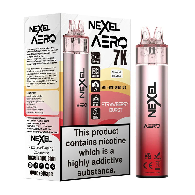 Load image into Gallery viewer, Nexel Aero 7k Prefilled Pod Kit
