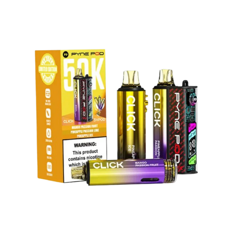 Load image into Gallery viewer, Pyne Pod Click 50k Prefilled Pod kit | Tropical Edition