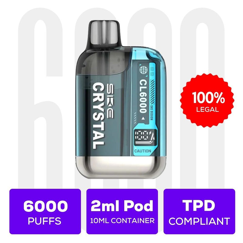 Load image into Gallery viewer, SKE Crystal CL6000 Prefilled Vape Pod Kit