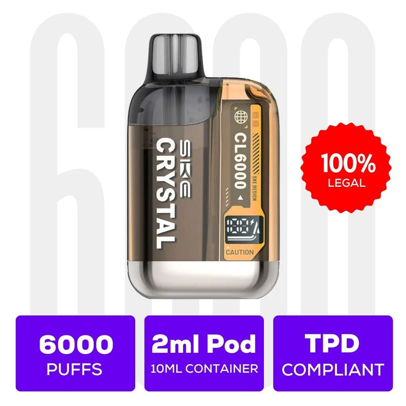 Load image into Gallery viewer, SKE Crystal CL6000 Prefilled Vape Pod Kit