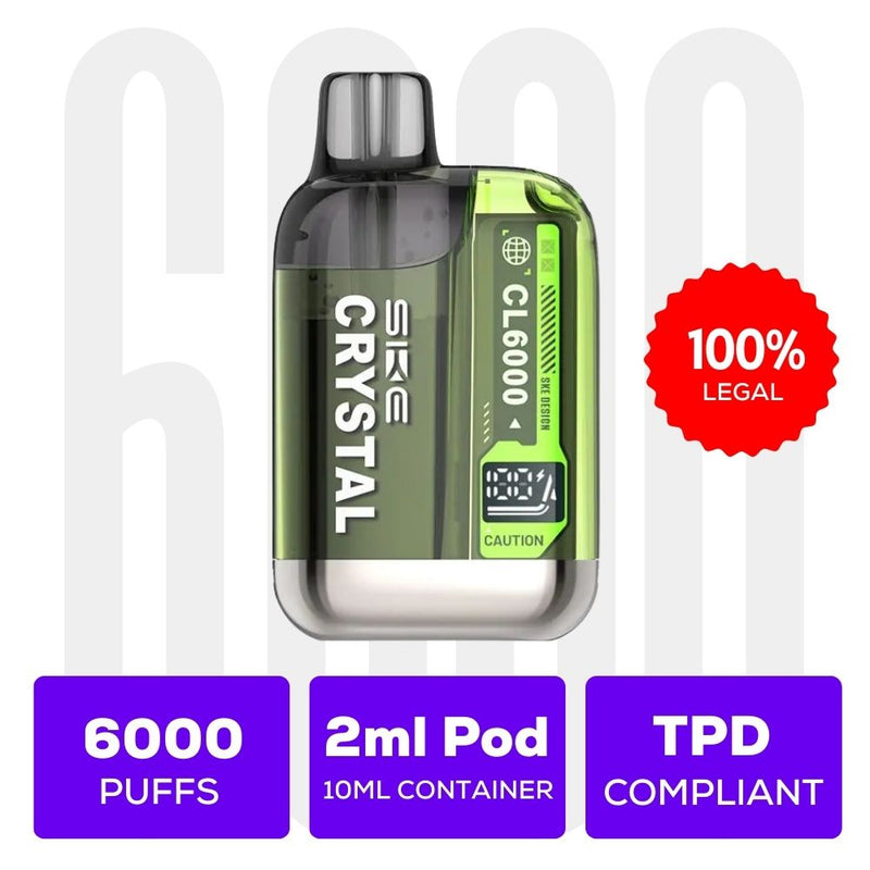 Load image into Gallery viewer, SKE Crystal CL6000 Prefilled Vape Pod Kit