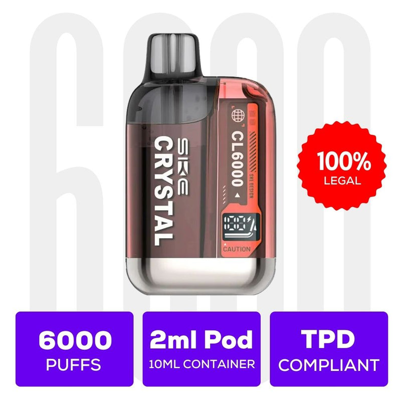 Load image into Gallery viewer, SKE Crystal CL6000 Prefilled Vape Pod Kit