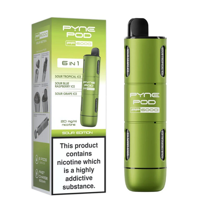 Load image into Gallery viewer, Pyne Pod 6000 Puff 6 in 1 Disposable Pod Device