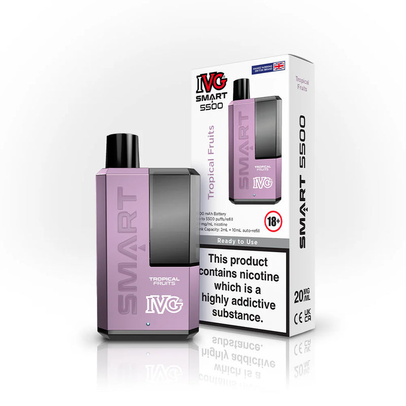 Load image into Gallery viewer, IVG Smart 5500 Refillable Rechargeable Disposable Vape