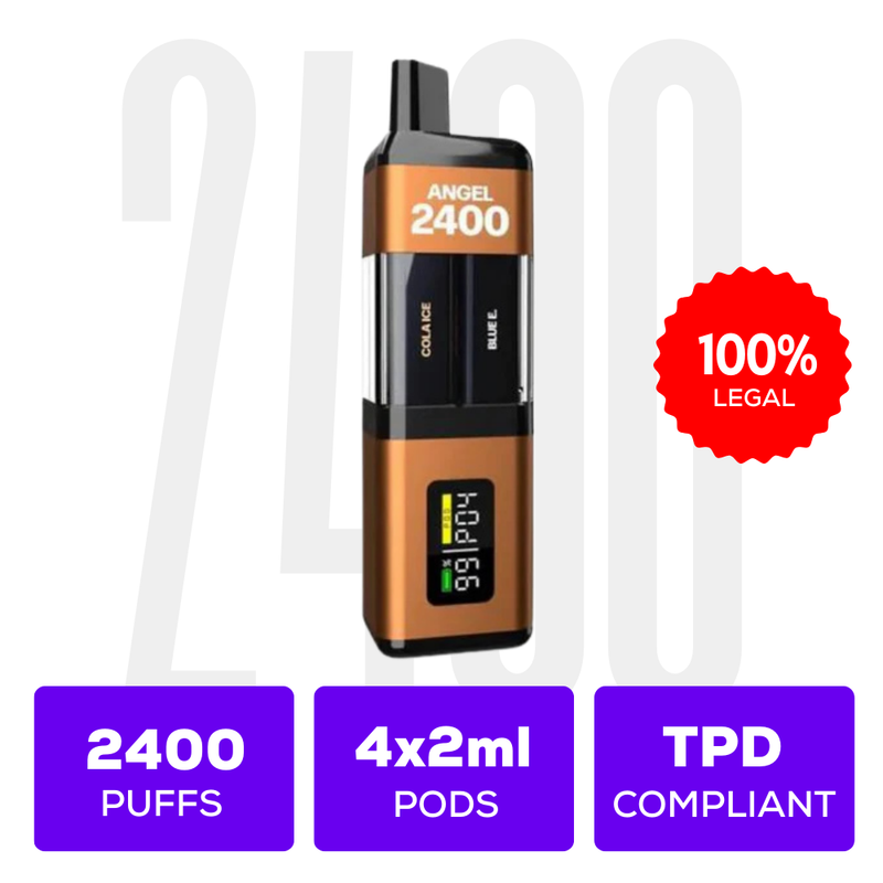 Load image into Gallery viewer, Vapes Bars Angel 2400 Prefilled Vape Pod Kit