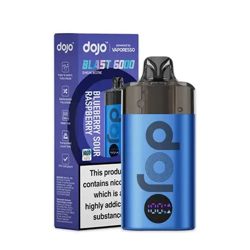 Load image into Gallery viewer, Vaporesso Dojo Blast 6000 Prefilled Pod Device | Blueberry sour-raspberry