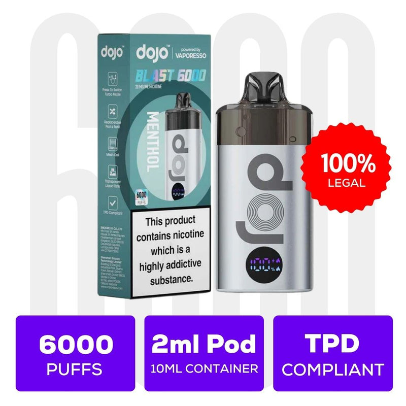 Load image into Gallery viewer, Vaporesso Dojo Blast 6000 Prefilled Pod Device