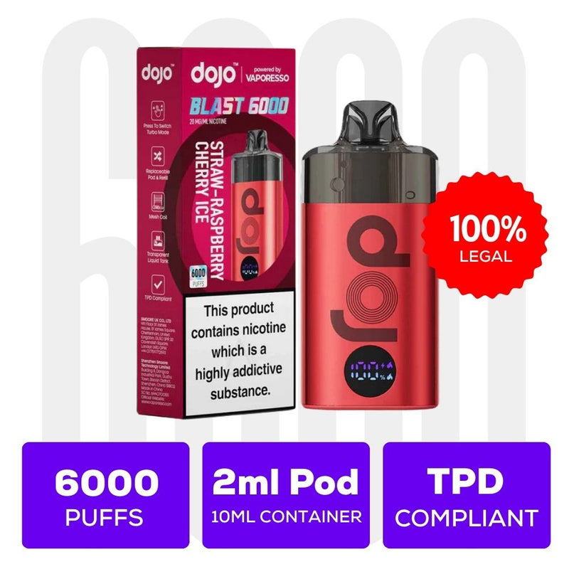 Load image into Gallery viewer, Vaporesso Dojo Blast 6000 Prefilled Pod Device