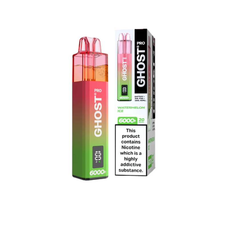 Load image into Gallery viewer, Ghost Pro 6000+ Disposable Pod Vape Kit