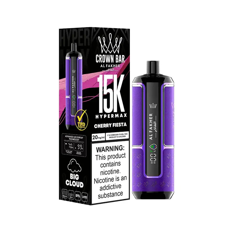 Load image into Gallery viewer, Al Fakher Crown Bar 15K Hypermax Disposable Device