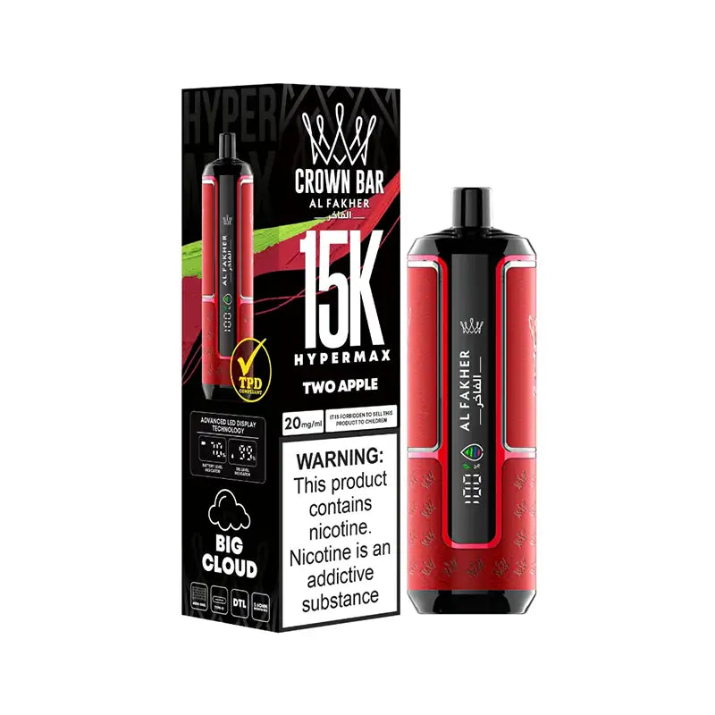 Load image into Gallery viewer, Al Fakher Crown Bar 15K Hypermax Disposable Device