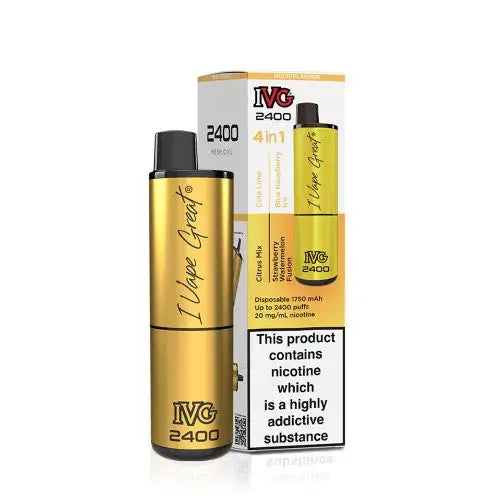 Load image into Gallery viewer, IVG 2400 Puffs 4 in 1 Disposable Vape Pod Device
