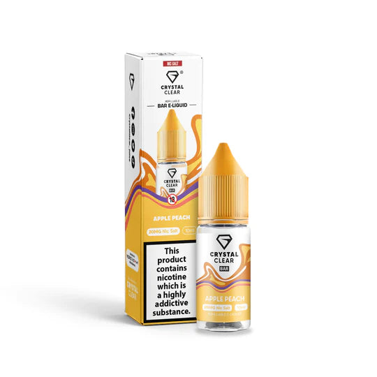 Load image into Gallery viewer, Crystal Clear Nic Salt E-Liquid | Apple Peach