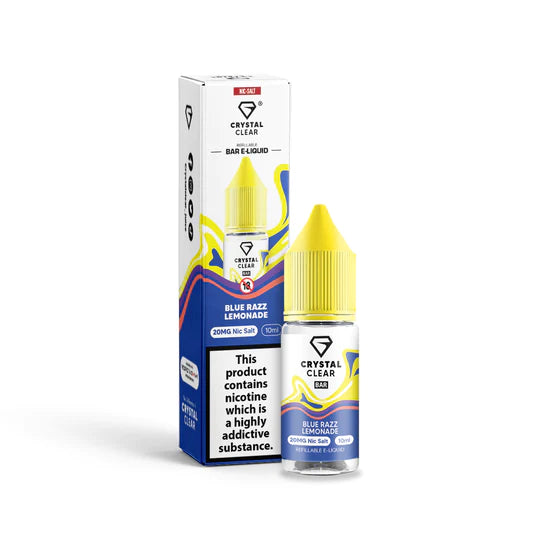 Load image into Gallery viewer, Crystal Clear Nic Salt E-Liquid | Blue Razz Lemonade